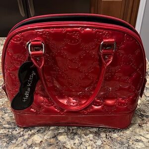 Loungefly Hello Kitty Red Embossed Women's Bag